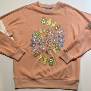 Care Bears women’s peach color Carebear sweatshirt. Size S.